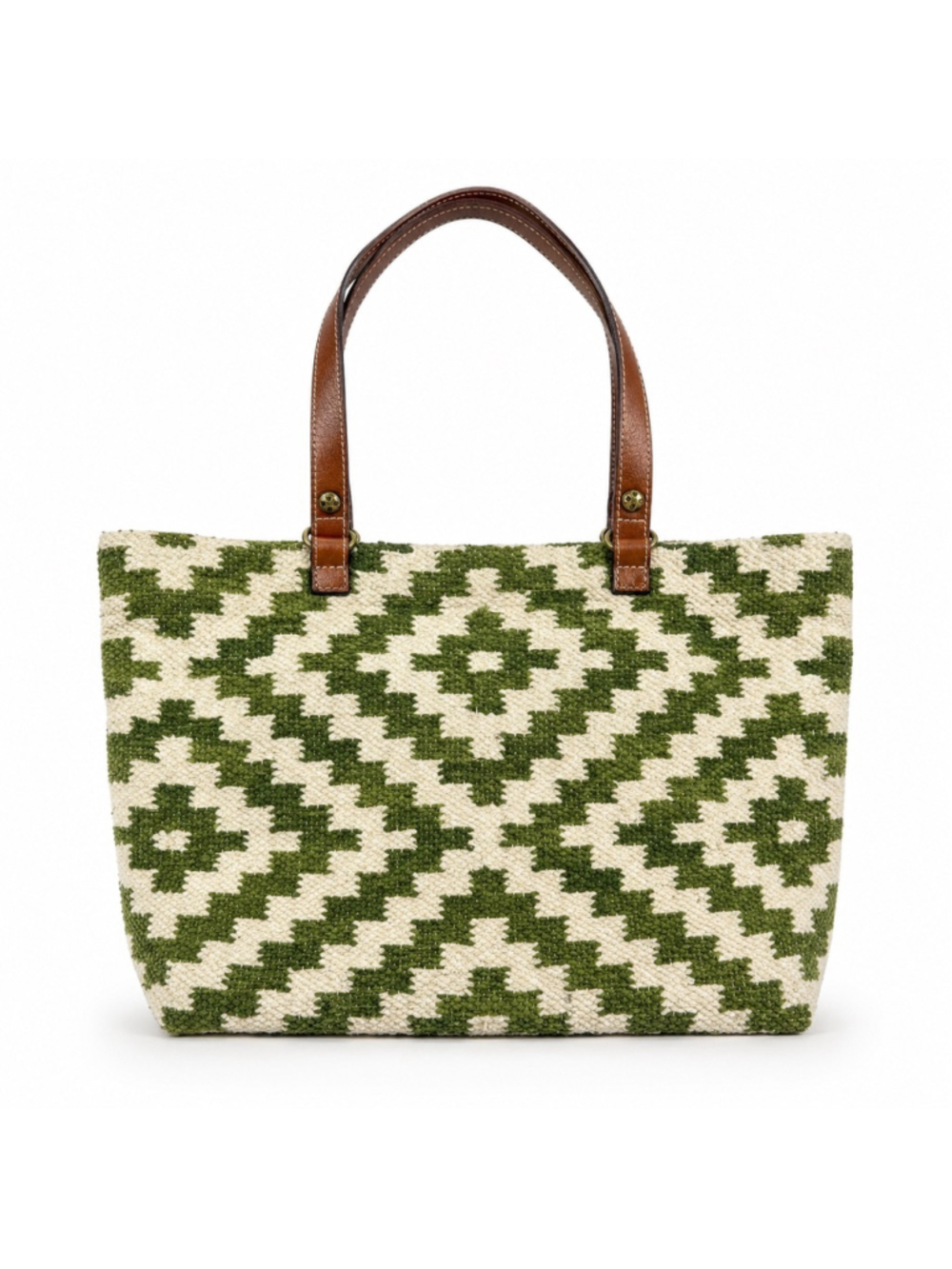 Patricia Nash Hand Loomed
Cotton Weave Chennai Tote
Green Beach Bohemian Large - Picture 2 of 12